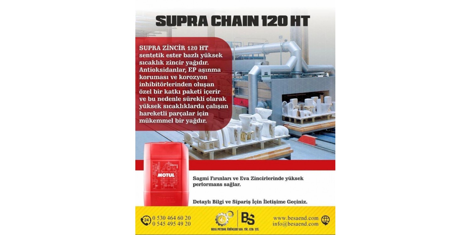 MOTUL SUPRACHAIN 120 HT (20 LT) YÜKSEK SICAKLIK ZİNCİR YAĞI